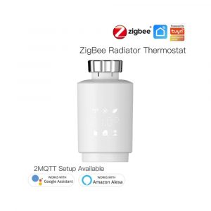 Умная термостатическая головка для радиатора отопления MOES ZigBee Thermostat Valve TV02 ZTRV-ZX-TV02