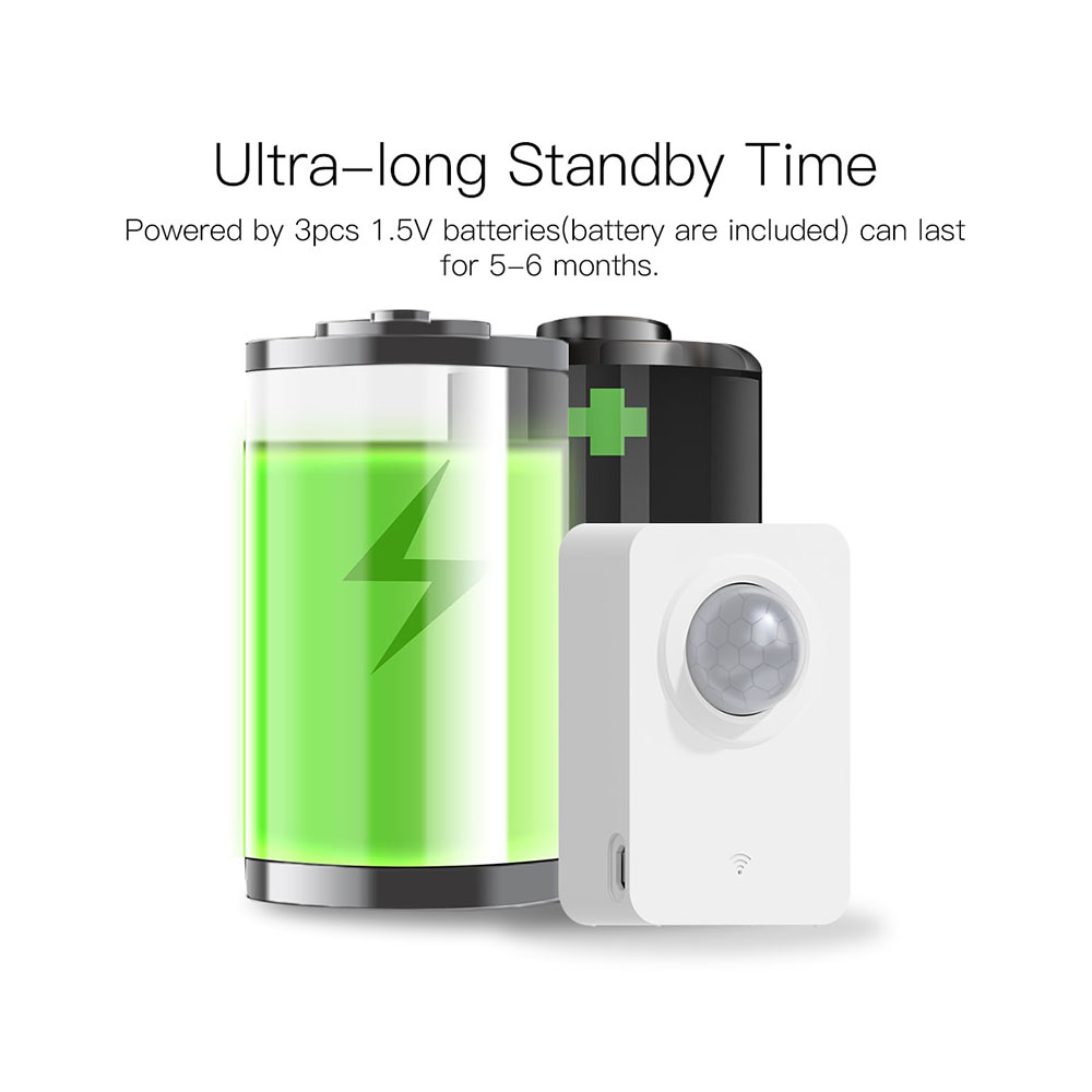 Датчик движения MOES WiFi Infrared Human Sensor WSS-FL-PIR-A — изображение 6