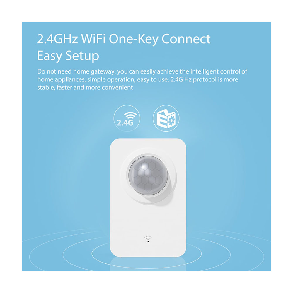 Датчик движения MOES WiFi Infrared Human Sensor WSS-FL-PIR-A — изображение 8