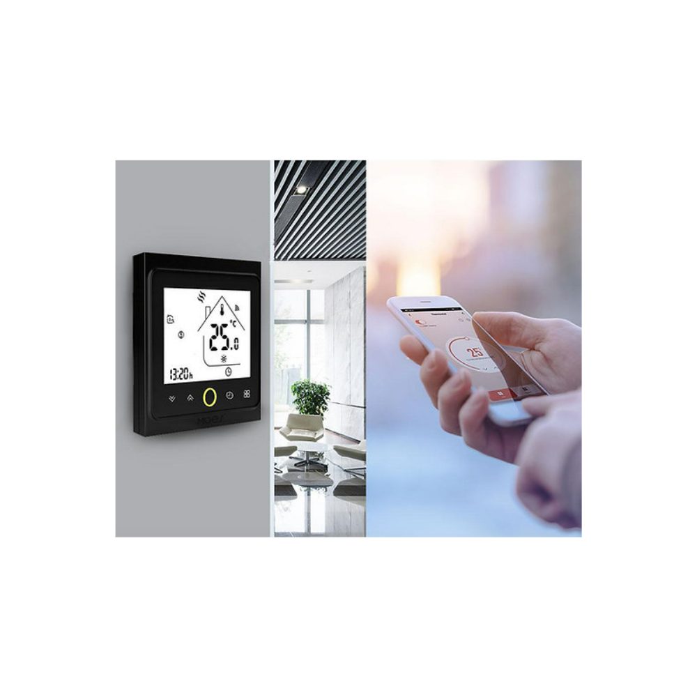 Умный терморегулятор для газового/водяного котла отопления MOES WiFi Smart Thermostat WHT-002-GC — изображение 5
