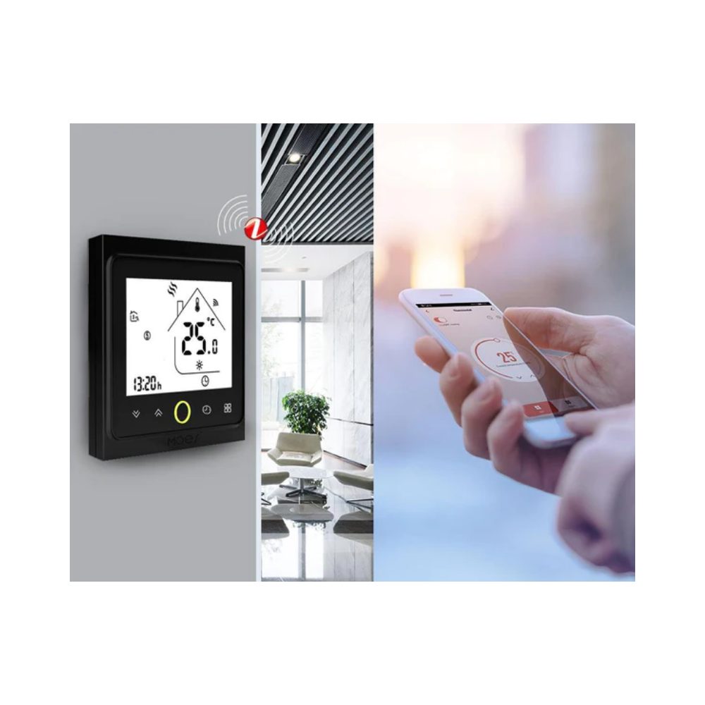 Умный терморегулятор для газового/водяного котла отопления MOES Zigbee Smart Thermostat ZHT-002-GC — изображение 10