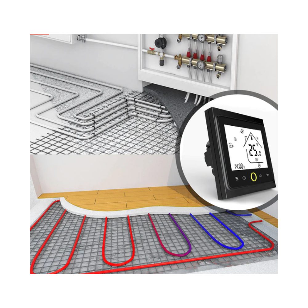 Умный терморегулятор для газового/водяного котла отопления MOES Zigbee Smart Thermostat ZHT-002-GC — изображение 8