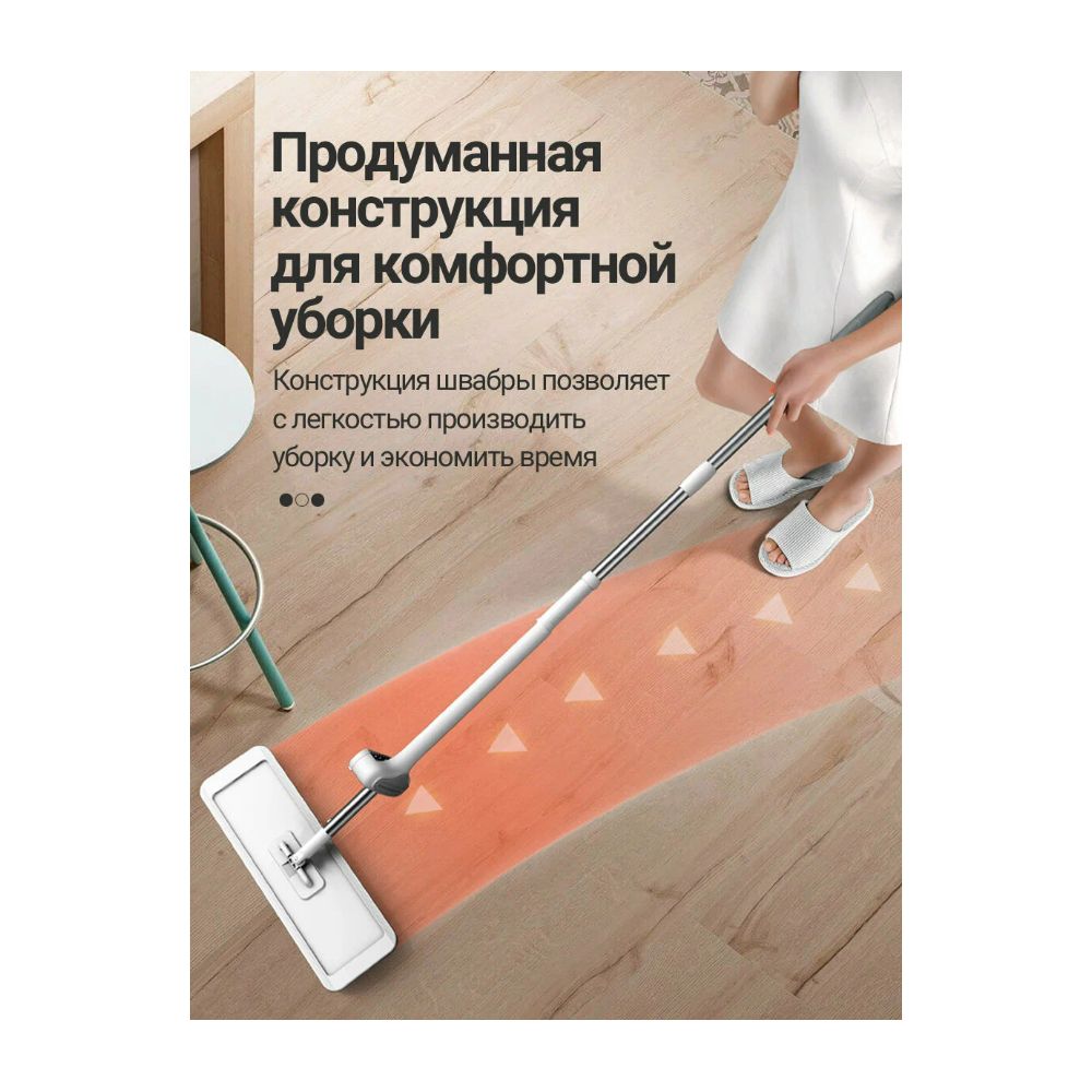 Ручная швабра с отжимом KaringBee KBM2036 — изображение 9