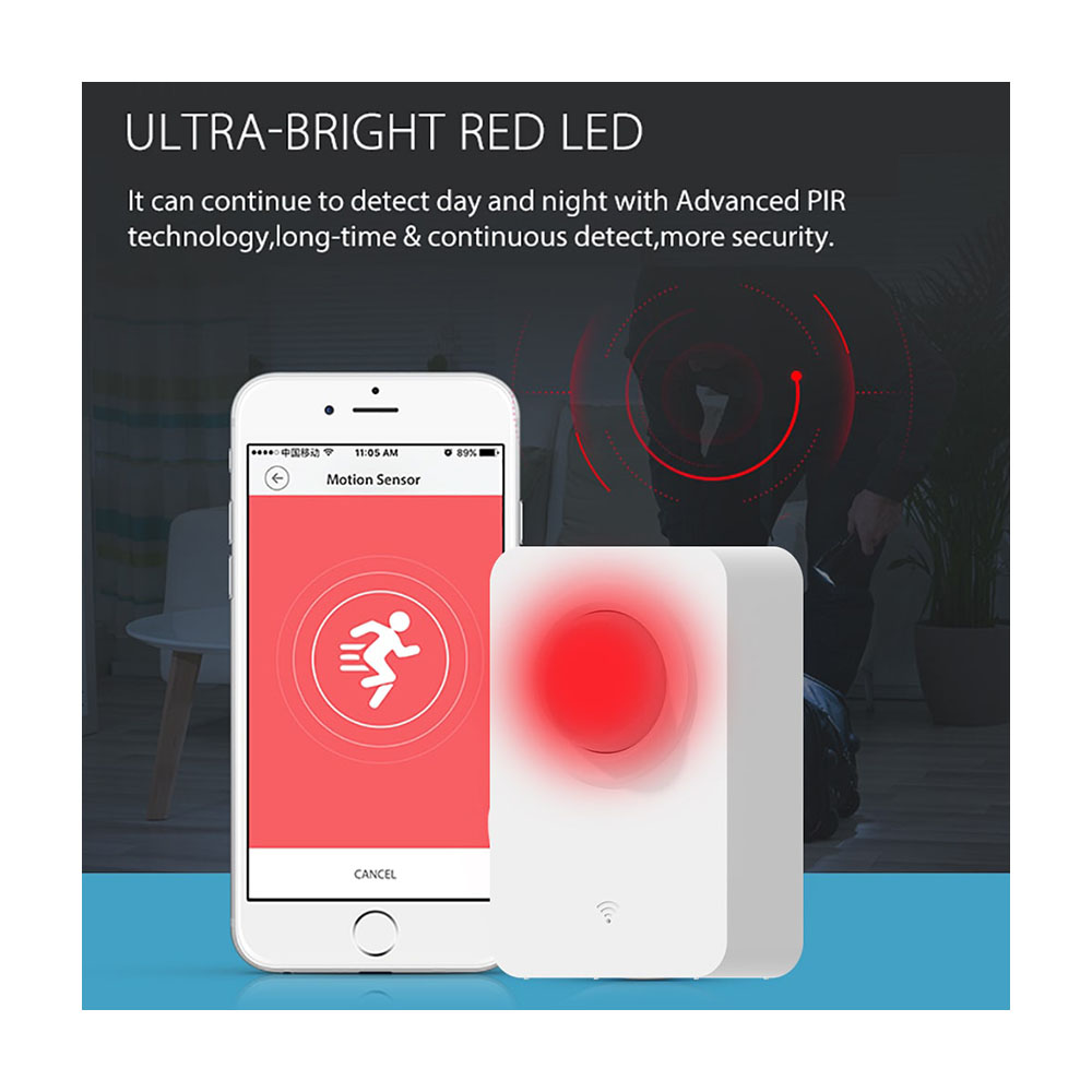 Датчик движения MOES WiFi Infrared Human Sensor WSS-FL-PIR-A — изображение 11