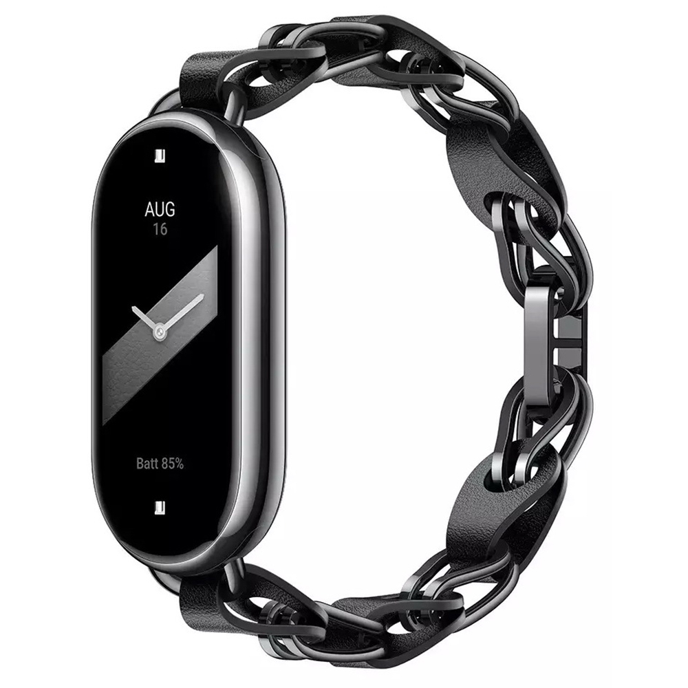 Ремешок для фитнес-браслета Xiaomi Smart Band 8 Chain Strap - Black BHR7303GL