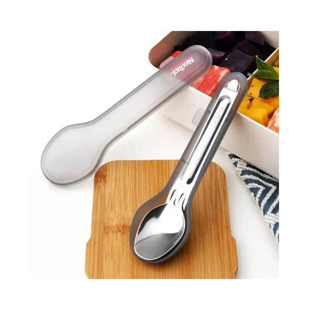 Походный набор столовых приборов (ложка и вилка) NEXTool Stainless Steel Portable Tableware NE20007 — изображение 11
