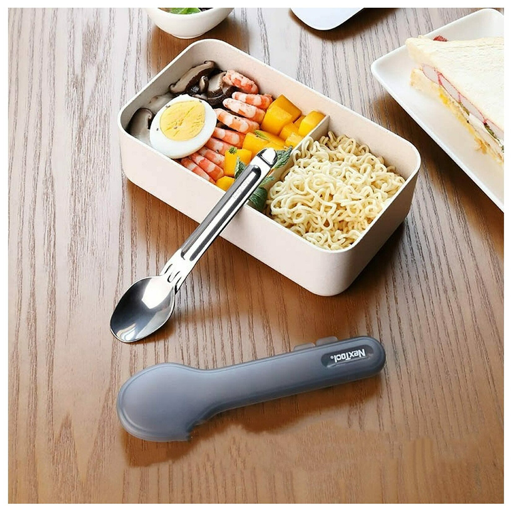 Походный набор столовых приборов (ложка и вилка) NEXTool Stainless Steel Portable Tableware NE20007 — изображение 7