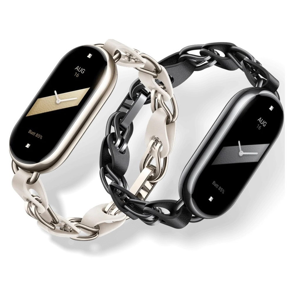 Ремешок для фитнес-браслета Xiaomi Smart Band 8 Chain Strap - Black BHR7303GL — изображение 8