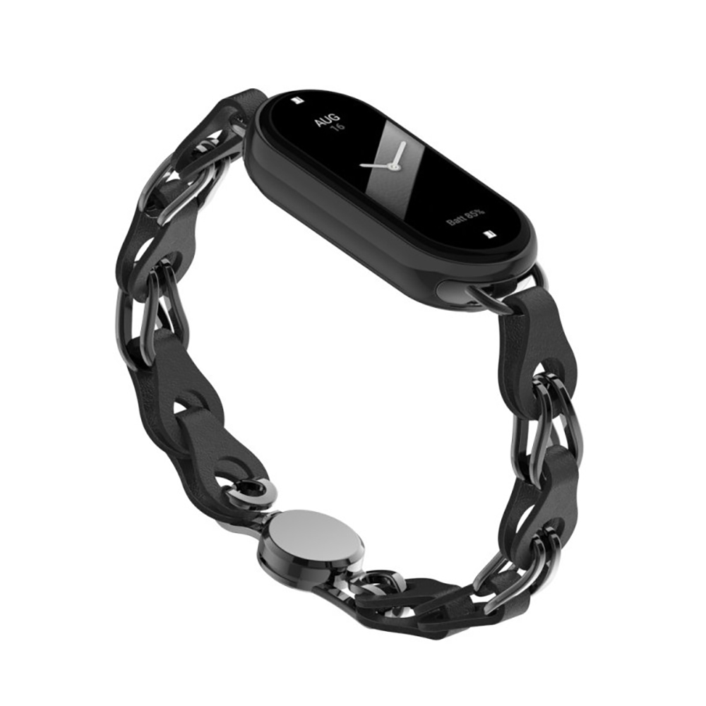 Ремешок для фитнес-браслета Xiaomi Smart Band 8 Chain Strap - Black BHR7303GL — изображение 9
