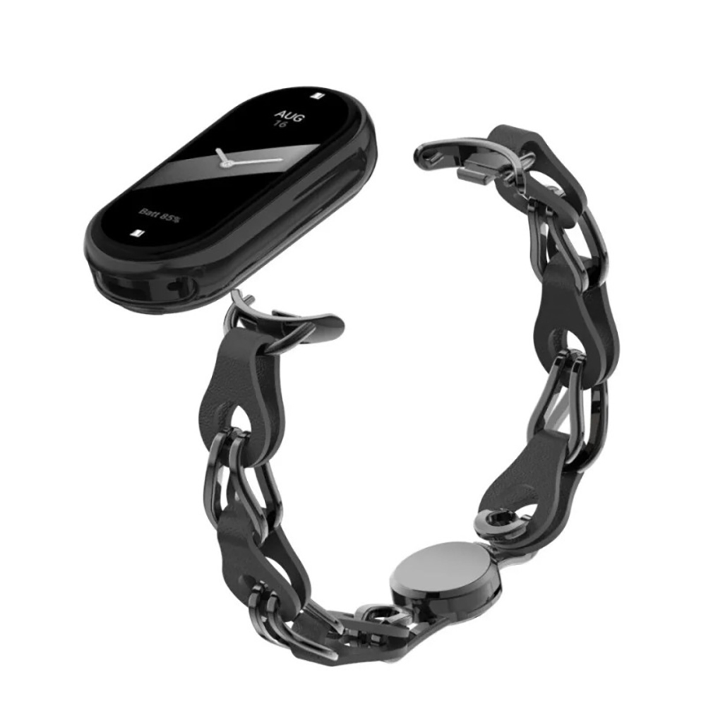 Ремешок для фитнес-браслета Xiaomi Smart Band 8 Chain Strap - Black BHR7303GL — изображение 10