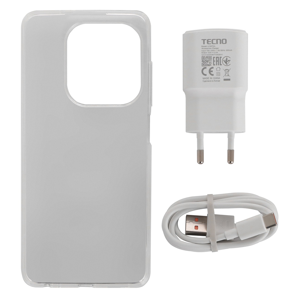 Смартфон TECNO SPARK 20C 8GB RAM, 128GB Gravity Black — изображение 10