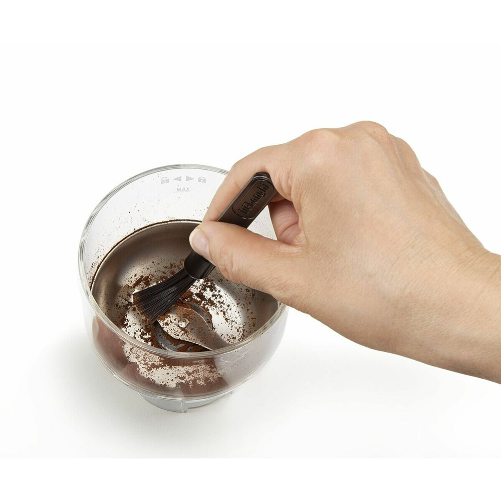 Кофемолка Delonghi KG200 170Вт сист.помол.:ротац.нож вместим.:90гр черный — изображение 7