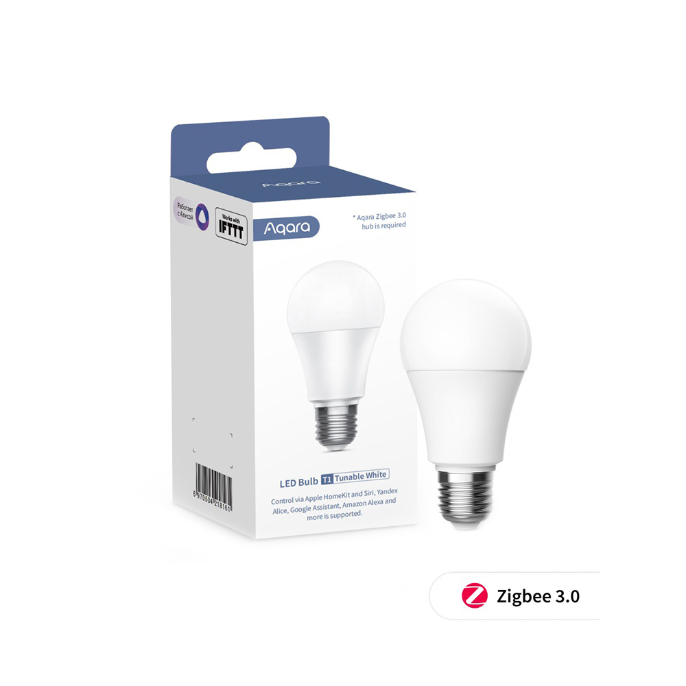 Умная лампа Aqara Light Bulb T1 E27 8.5Вт 806lm (LEDLBT1-L01) — изображение 7