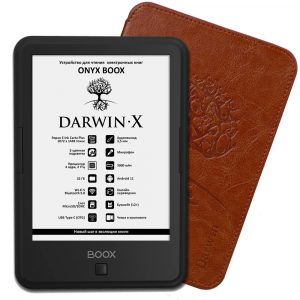 Электронная книга ONYX BOOX DARWIN X (чёрная, Carta 1300, 32 ГБ, Android 11, MOON Light 2, Wi-Fi, BT, USB-C