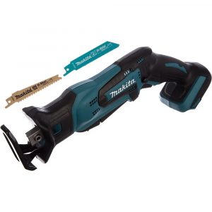 Пила сабельная Makita  ак ,18В,Li-ion,0-3000обм,ход-13мм,рез-50мм,1.5кг,чем,п одсв,н-р пилок,бакк и зу