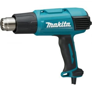 Термовоздуходувка Makita 1800Вт, 50/600 град, 250-500 л/мин, 4 насадки, кейс