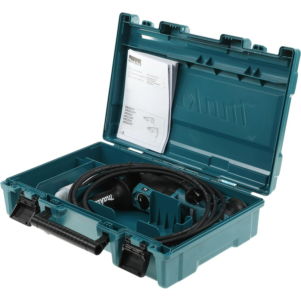 Перфоратор Makita, SDS+,800Вт,3реж,2.7Дж,0-4600ум,3.1кг, чем,подсветка,бсъемный патрон,АВТ — изображение 14