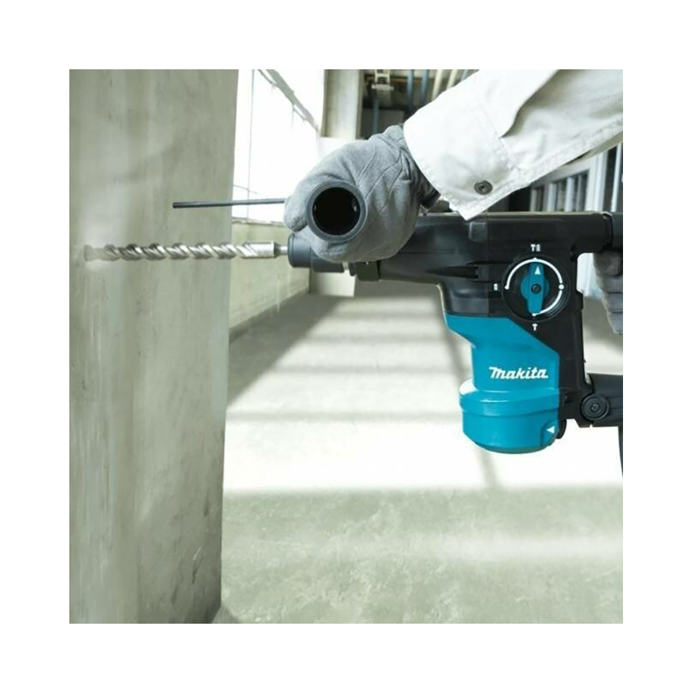 Перфоратор Makita SDS-plus,1050Вт,3реж,30мм,3,9Дж,0-840 об/мин, 0-4500 уд/мин, 4,5 кг, антивибр.ручка,подде — изображение 4