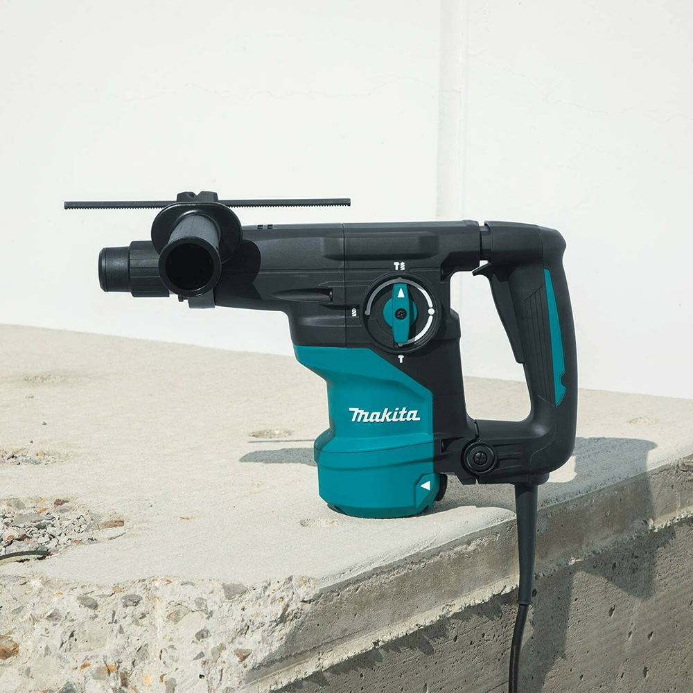 Перфоратор Makita SDS-plus,1050Вт,3реж,30мм,3,9Дж,0-840 об/мин, 0-4500 уд/мин, 4,5 кг, антивибр.ручка,подде — изображение 6