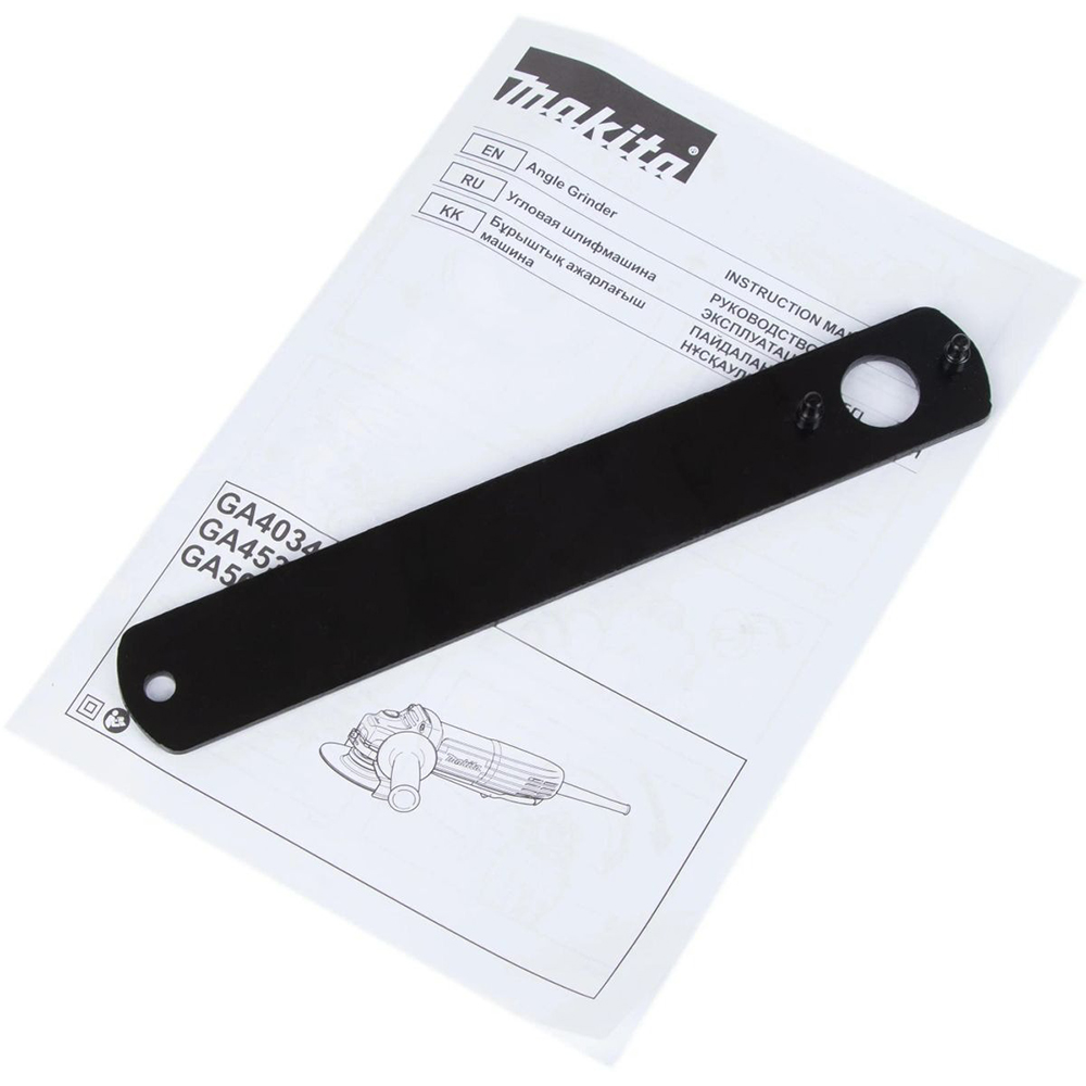 УШМ Makita, ф125мм,720Вт,11000обм,1.9кг,кор,Курковый Выключатель, шлиф диск — изображение 9