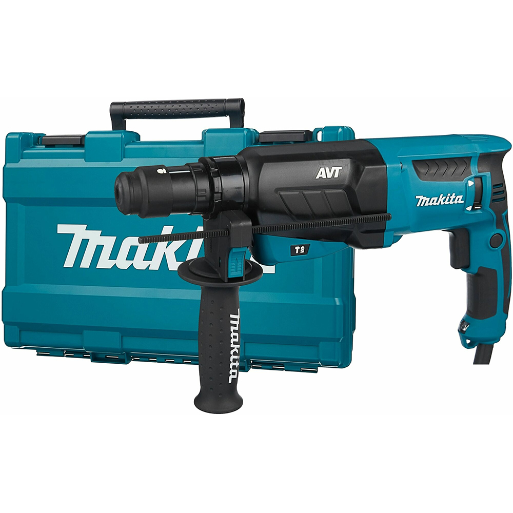 Перфоратор Makita, SDS+,800Вт,3реж,2.7Дж,0-4600ум,3.1кг, чем,подсветка,бсъемный патрон,АВТ — изображение 10