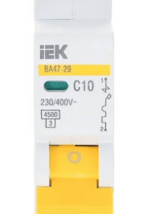 IEK KARAT Автоматический выключатель ВА47-29 1P C 10А 4,5кА IEK 3 шт