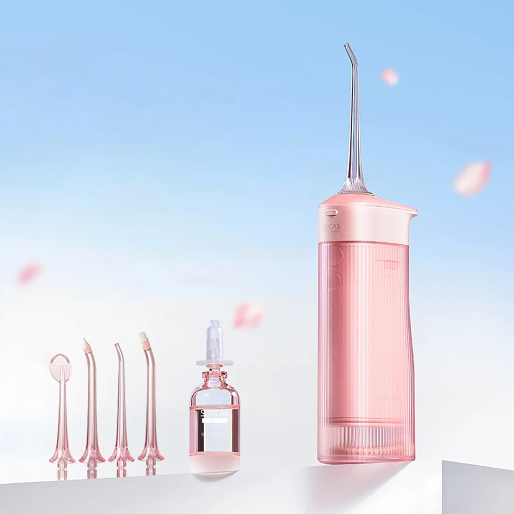 Ирригатор для рта SOOCAS W1 розовый — изображение 11