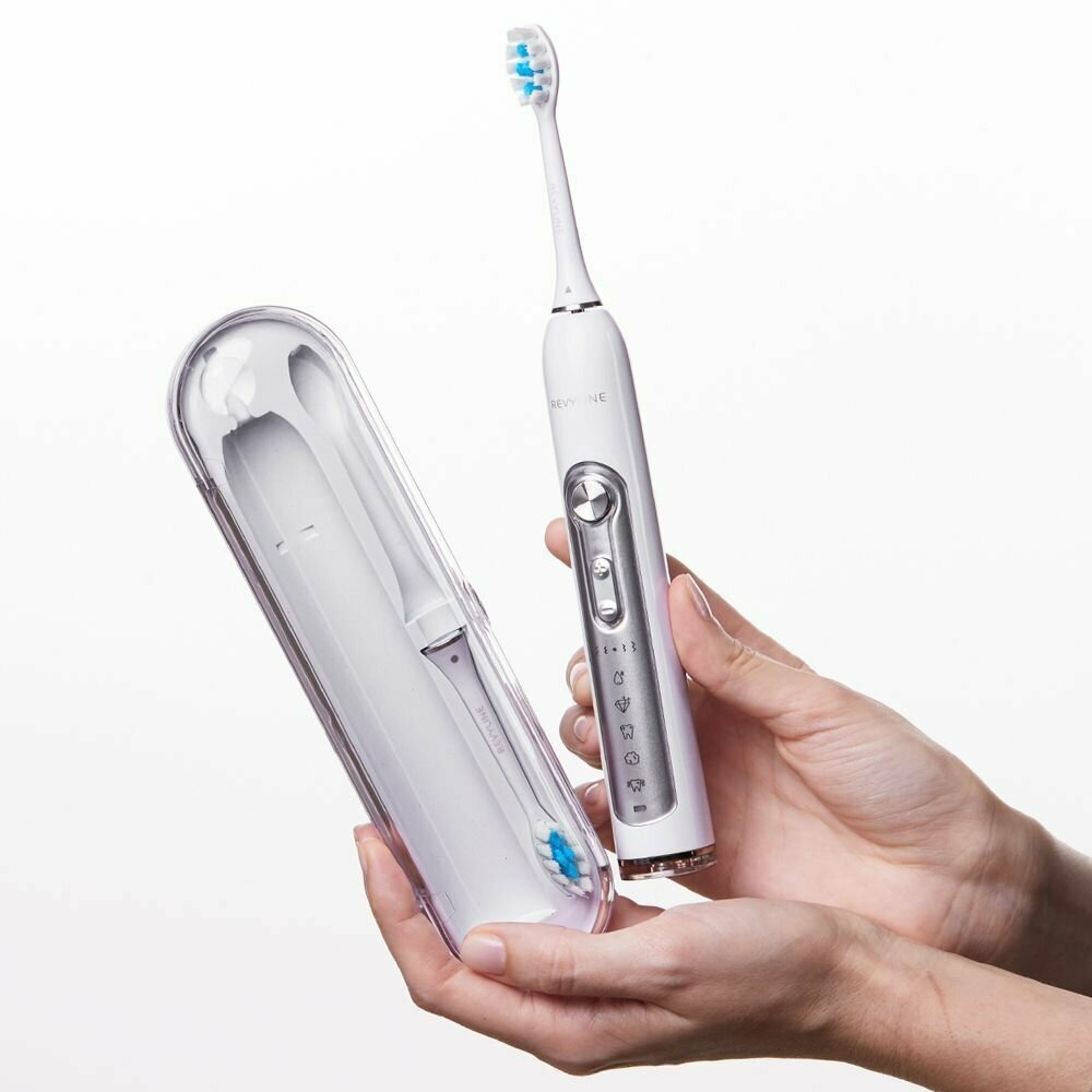 Электрическая звуковая зубная щетка Revyline RL 010, белая — изображение 12