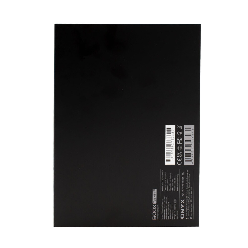 Электронная книга ONYX BOOX TAB MINI C (чёрная, 7,8”, Kaleido 3, MOON Light 2, Wi-Fi 5, BT, Android 11) — изображение 7