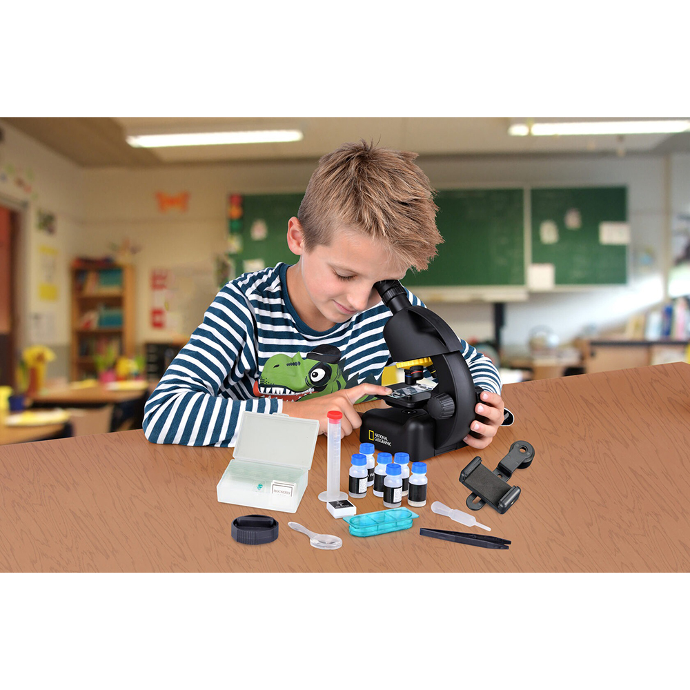 Микроскоп Bresser National Geographic с адаптером для смартфона. Цвет: черный — изображение 8