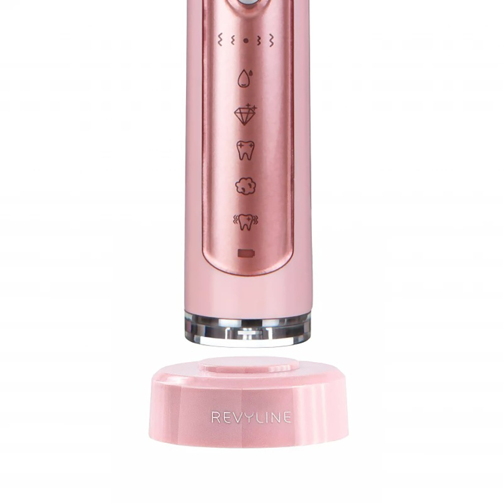 Электрическая звуковая зубная щетка Revyline RL 010, розовая — изображение 9