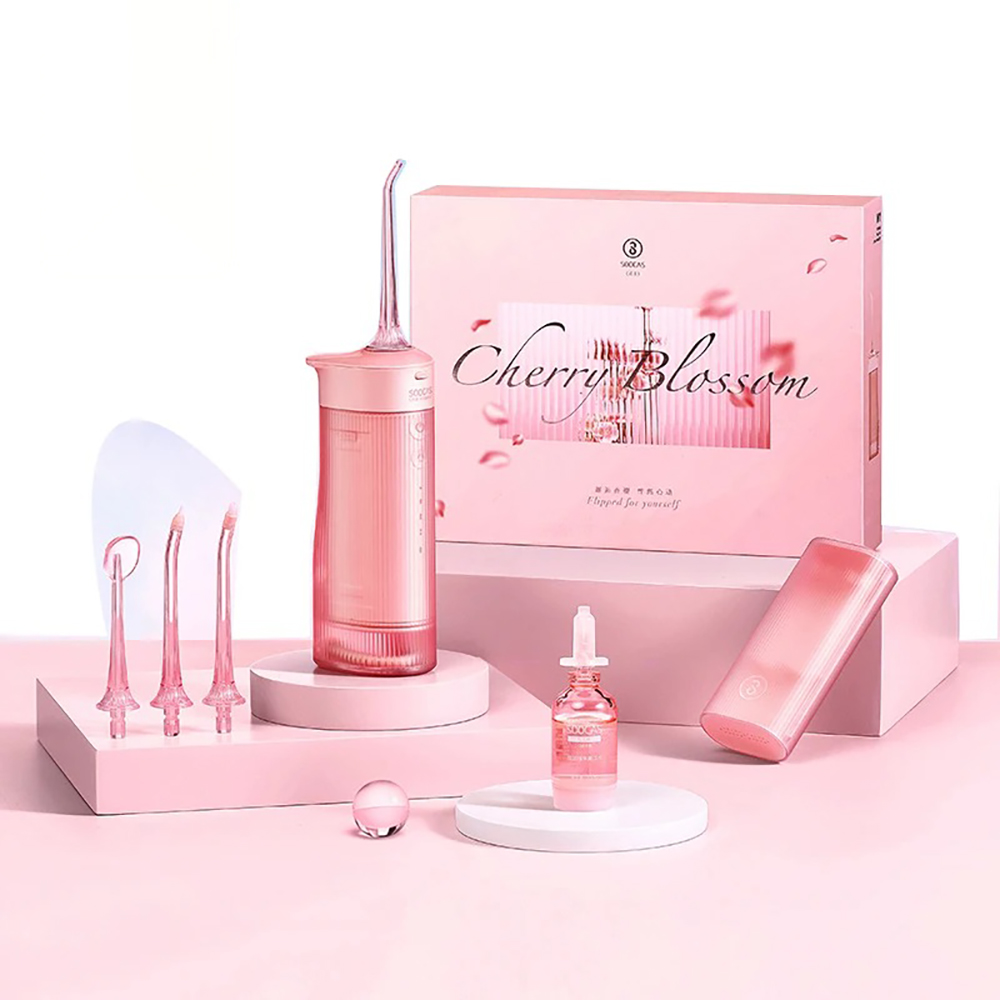 Ирригатор для рта SOOCAS W1 розовый — изображение 10