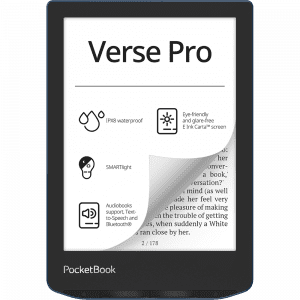 Книга электронная PocketBook 634 Verse Pro Azure (PB634-A-WW)