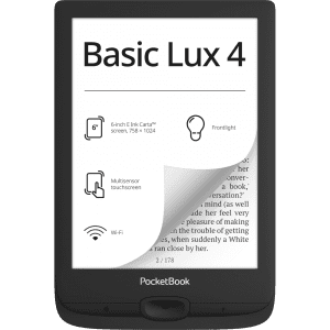Книга электронная PocketBook 618 Basic Lux 4 Ink Black (черный) (PB618-P-WW)