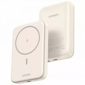 Внешний аккумулятор магнитный UGREEN PB561 (25208) 10000mAh Magnetic Wireless 20W Power Bank. Цвет: белый