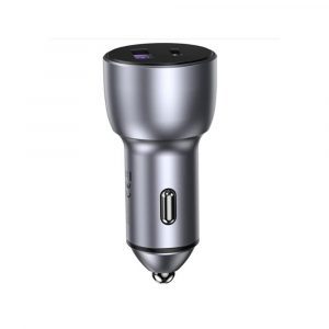 Автомобильное зарядное устройство UGREEN CD213 (60980) USB-C PD+USB-A QC 52.5W Fast Car Charger. Цвет: серый