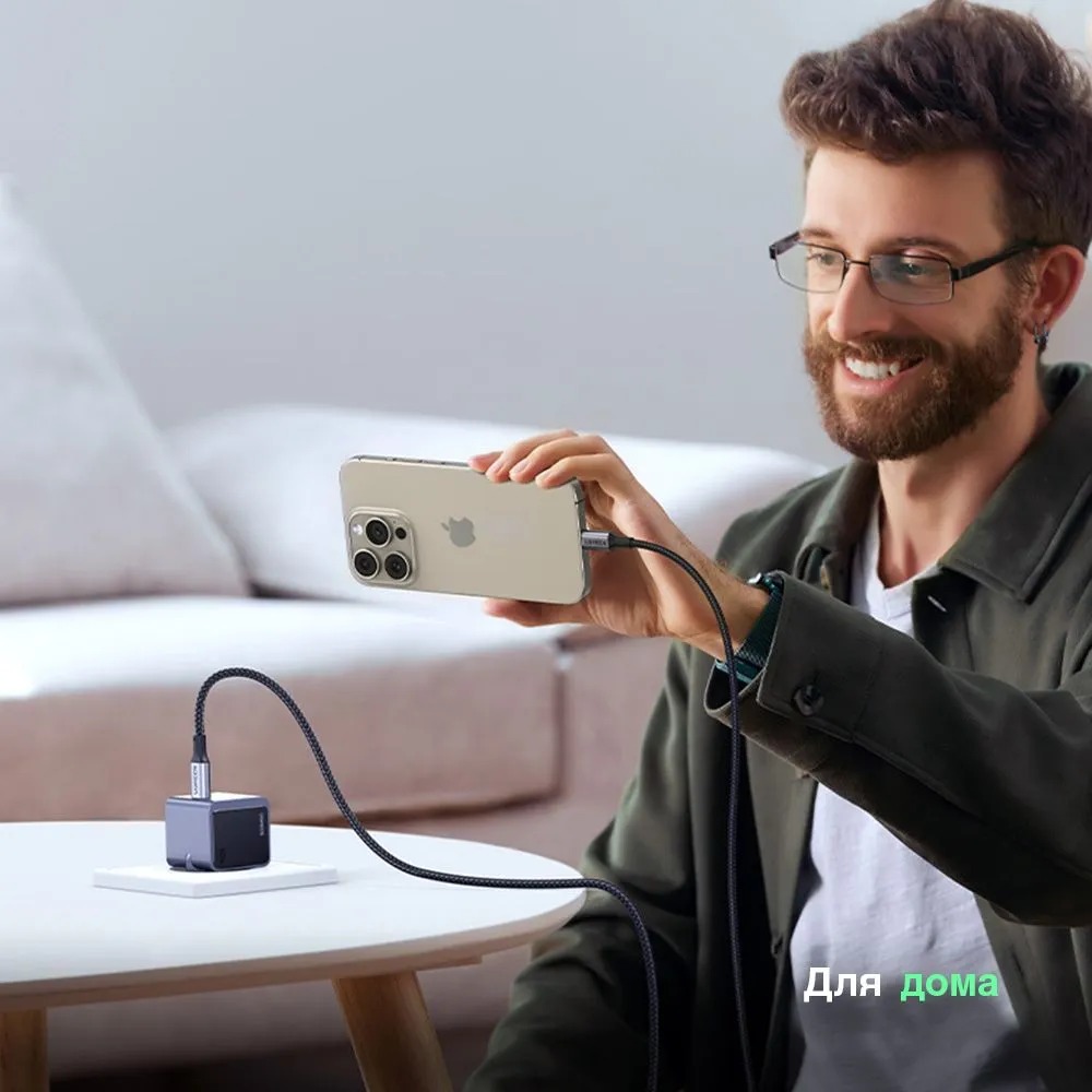 Сетевое зарядное устройство USB-C UGREEN X503 Nexode S 30W PD GaN Tech Charger EU — изображение 6