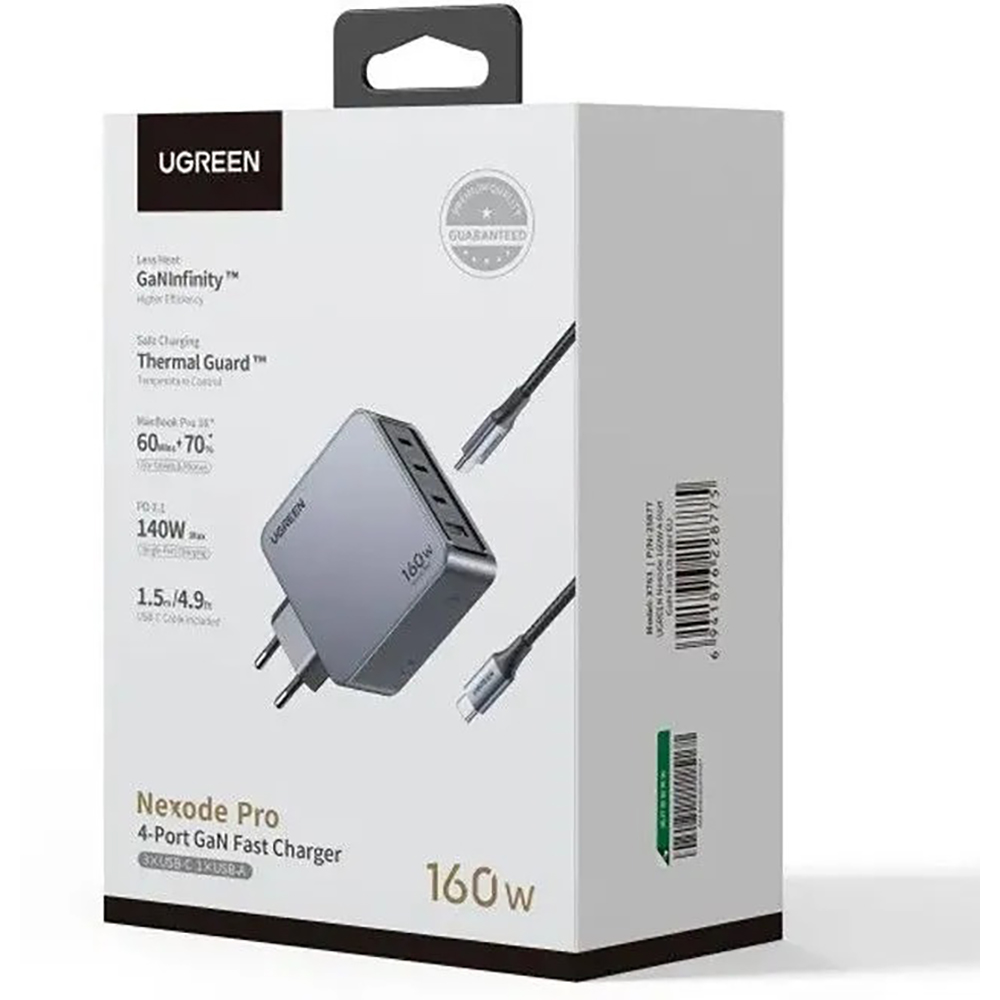 Зарядное устройство UGREEN X763 серый — изображение 4