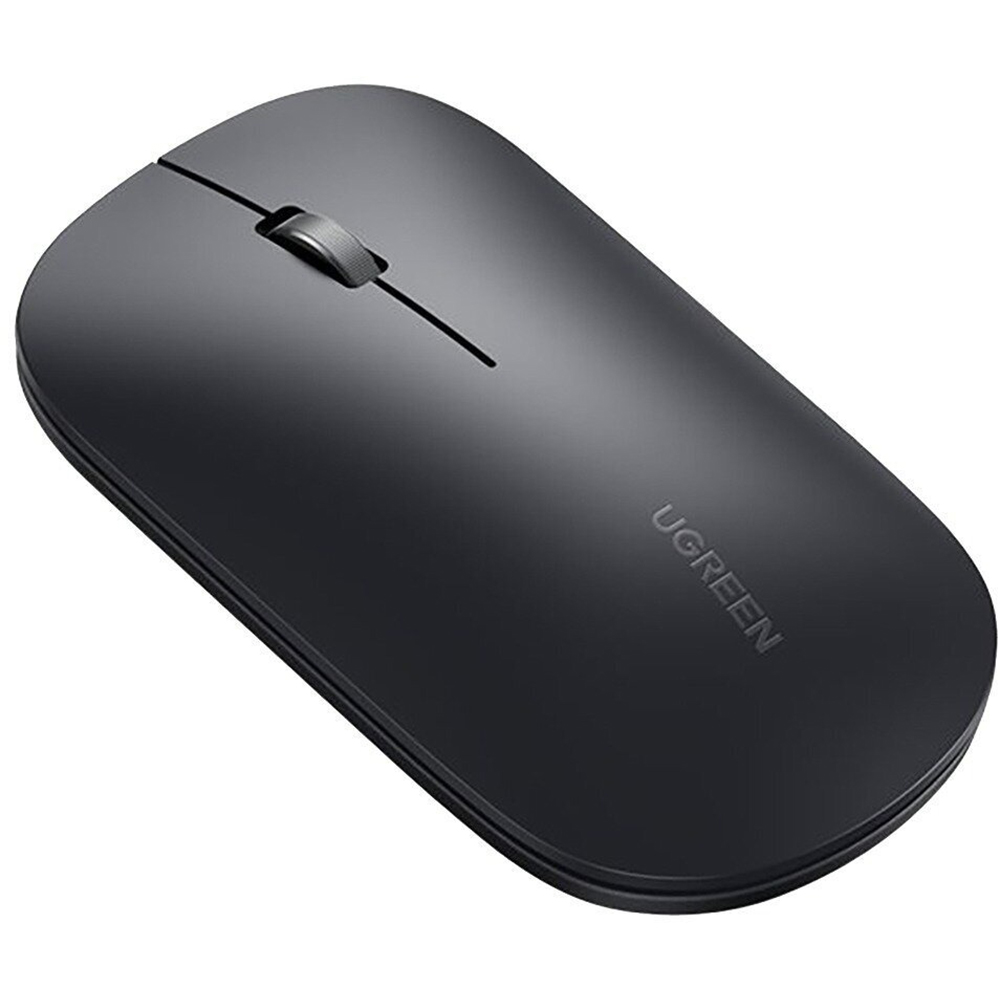 Беспроводная компьютерная мышь UGREEN MU001 (90531) Portable Wireless Mouse 4000DPI 2.4G and Bluetooth Silence Desig. Цвет: черный — изображение 4