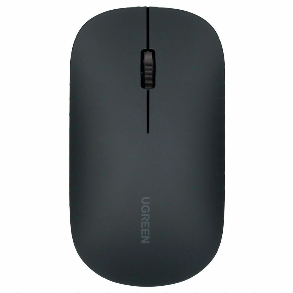 Беспроводная компьютерная мышь UGREEN MU001 (90531) Portable Wireless Mouse 4000DPI 2.4G and Bluetooth Silence Desig. Цвет: черный — изображение 5