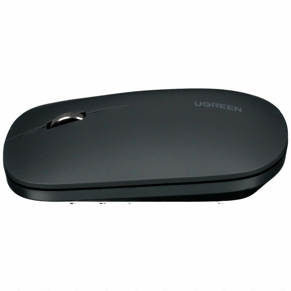 Беспроводная компьютерная мышь UGREEN MU001 (90531) Portable Wireless Mouse 4000DPI 2.4G and Bluetooth Silence Desig. Цвет: черный — изображение 8