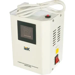 Стабилизатор напряжения IEK Boiler 0.5кВА однофазный белый (IVS24-1-00500)