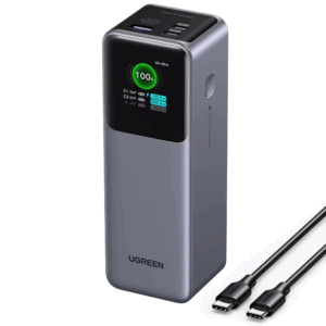Внешний аккумулятор UGREEN PB722 (35525B) 25000mAh Fast Charging Power Bank 200W - Gray