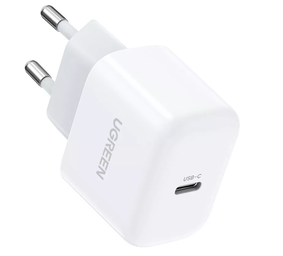 Зарядное устройство UGREEN CD241 (10220) Mini USB-C 20W PD Fast Charger - White