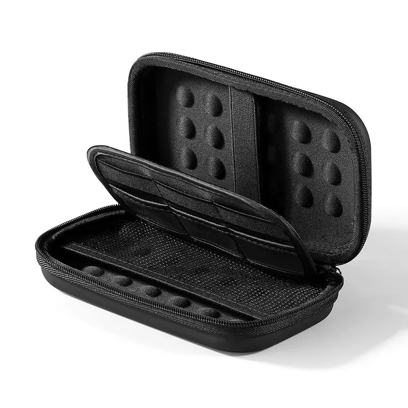 Органайзер для кабелей UGREEN LP128 (40707) Hard Disk & Accessory Multi-functional Storage Bag Small Size - Black — изображение 4