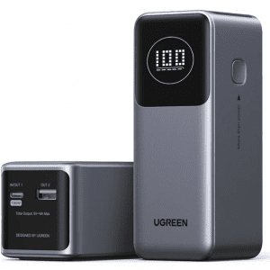 Внешний аккумулятор UGREEN PB724 (35526B) 12000mAh Quick Charging 100W Power Bank. Цвет: серый