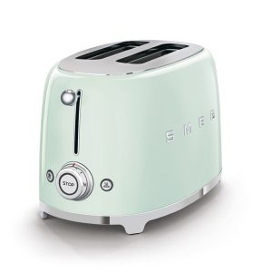Тостер Smeg, зеленый TSF01PGEU