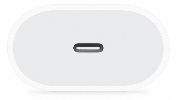 Сетевое зар./устр. Apple A2347 20W 2.2A (PD) USB Type-C для Apple белый (MUVV3ZM/A) — изображение 3