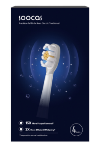 Насадки для зубных щеток SOOCAS W02 (4шт)