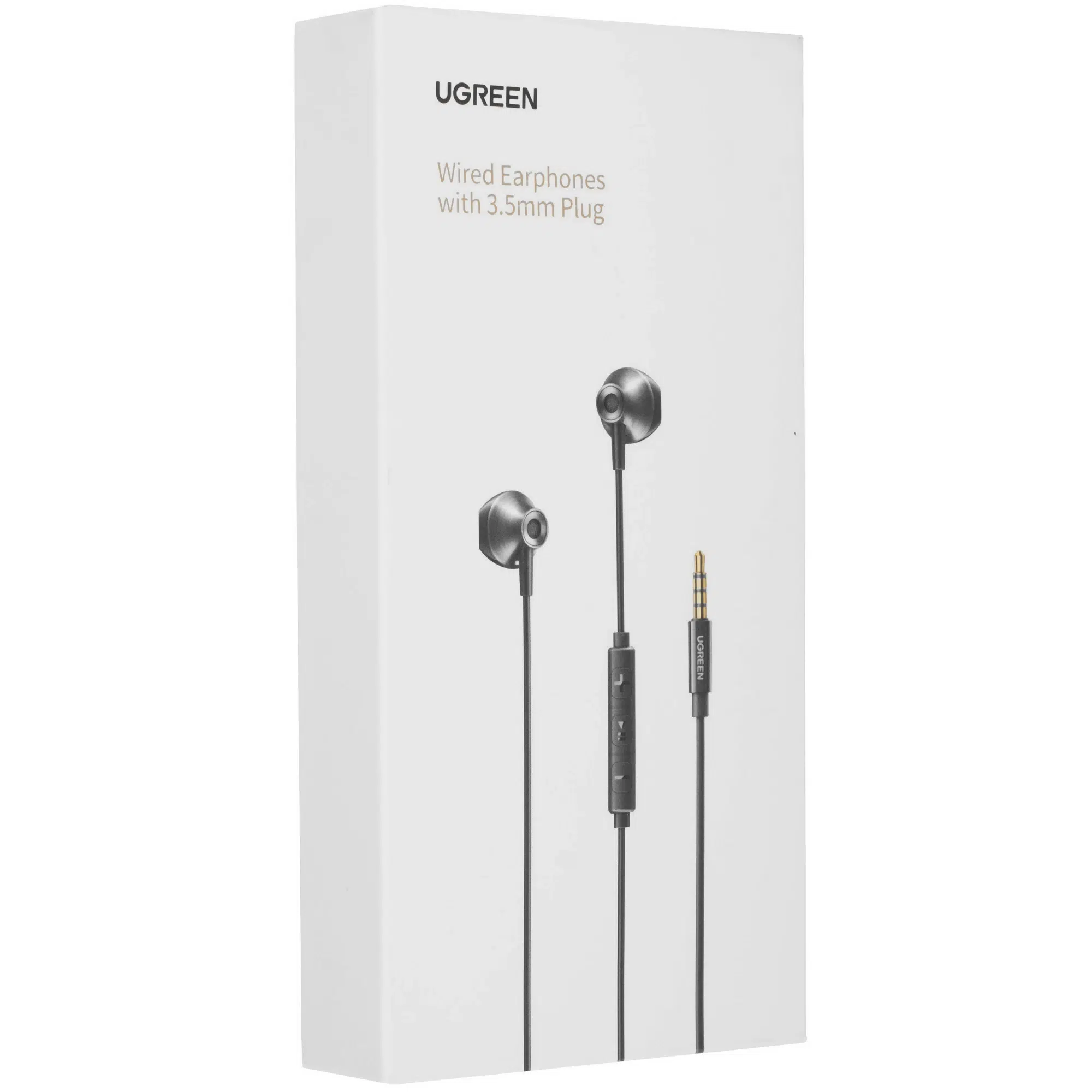 Наушники UGREEN EP106 (35755) Wired Earphones 3.5 mm - Black — изображение 7